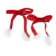 thumbnail image 1 of par de pinzas navideñas para el pelo con pompones para niñas, accesorios con borlas, elegantes adornos para el pelo para mujeres, 1 of 7