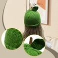 thumbnail image 6 of Milageto Y2K Beanie for Women Anime Aesthetic Warm Costume Accessories Crochet Beanie Green Lemon Hat, 6 of 7