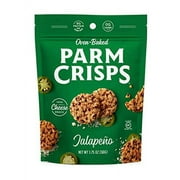 ParmCrisps 100% Cheese Crisps, Keto Friendly, Gluten Free (Jalapeno, 4 Pack)
