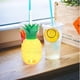 thumbnail image 2 of ColoMX Vasos de plástico de piña de 500ml, con luz y paja, recuerdos de fiesta hawaianos, Color aleatorio, 3 uds., 2 of 7