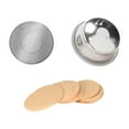 thumbnail image 4 of Cuticate 54 mm Coffee Filter Basket Coffee Machine Filter Kitchen Tools Home Reusable Replace Round Paper Espresso Puck Screen Set B, 4 of 9