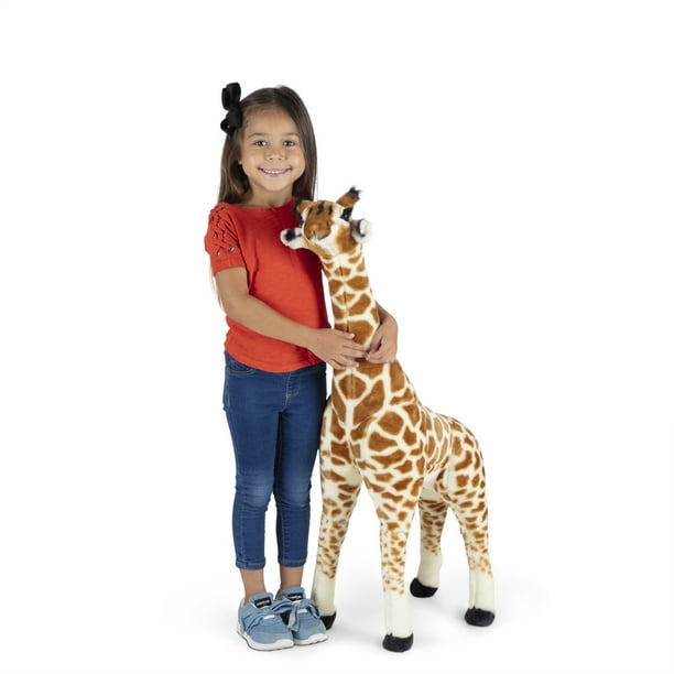 Melissa & Doug Lifelike Plush Standing Baby Giraffe Stuffed Animal â 3 Feet Tall - Walmart.com