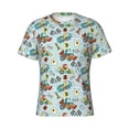 thumbnail image 4 of Qekee Cartoon Car Racing Classic Fit T-Shirt Men's Shirt Men's Tight Short Sleeves for Exercise, Running, Mountaineering - Cartoon Car Racing, 4 of 9