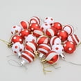 thumbnail image 4 of XIHAMA  24 Pcs Christmas Ornaments Mini Christmas Ornaments Ball Christmas Ball 1 Inch Mini Ornaments Party Decorations Miniature Balls for Wedding Party Holiday Decorations(Red White), 4 of 9