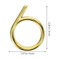 thumbnail image 2 of ULTNICE 5Pcs Durable ABS Material House Numbers for Doors and Walls 6.00X4.00X0.50Cm, 2 of 8