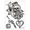 A, variant on EGNMCR Fake Tattoos, Tattoo Stickers Mamba Flower Marks Death Snake One-time Temporary Sticker Tattoo stickers
