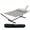 Wide hammock + bright gray, variant on Double Hammock with Stand for 2 Adults - Heavy Duty Outdoor Patio Hammock - Portable Garden Yard Bed - Ideal for Backyard, Porch, Camping