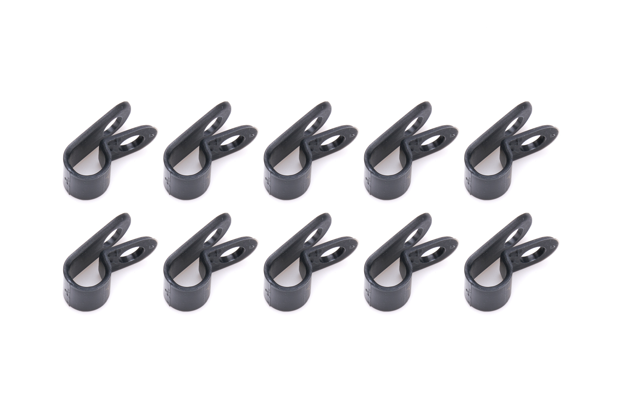 Quickcar Racing Products Adel Line Clamps Nylon 1/4in 10pk