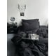 thumbnail image 1 of Goth Gris Oscuro Algodón 4 Piezas Ropa de Cama Funda Nórdica Set En Single Twin Queen King, 1 of 7