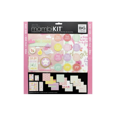 MAMBI Scrapbook Kit 12x12 Baby Girl