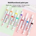 thumbnail image 6 of Paint Pen,Paint Marker Pens 15ml Paint Repair Pen,Oily Marking Pen,Industrial Marking And Pen,Colored Metal Paint Oil Pen for Rock Painting,Glass,Fabric, Ceramic,Wood,Metal,Mug,Plastic,Stone, 6 of 6
