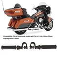 thumbnail image 4 of Motorcycle Highway Footpegs,25mm to 32mm Motorcycle Foot Pegs, Aluminum Alloy Universal Engine Guard Crash Bar Footrest, Adjustable Highway Pegs, Comfortable Riding, 4 of 7