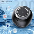 thumbnail image 3 of Upgraded Ultrasonic Retainer Cleaner Machine, 45kHz Ultrasonic Dentures Cleaner for Night Guards, Braces, Aligner, Toothbrush, Jewelry and More, 180ML Capacity, Black, 3 of 5