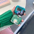 thumbnail image 4 of Funda protectora blanda para auriculares Airpods de tercera generación con diseño de dibujos animados de Kawaii, One Piece, sombrero de paja, Luffy y Zoro sonrientes, 4 of 5