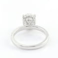 thumbnail image 5 of solitaire jewels 2.75CT Oval Moissanite Hidden Halo Engagement Ring For Women, 10K Rose Gold, 5 of 8