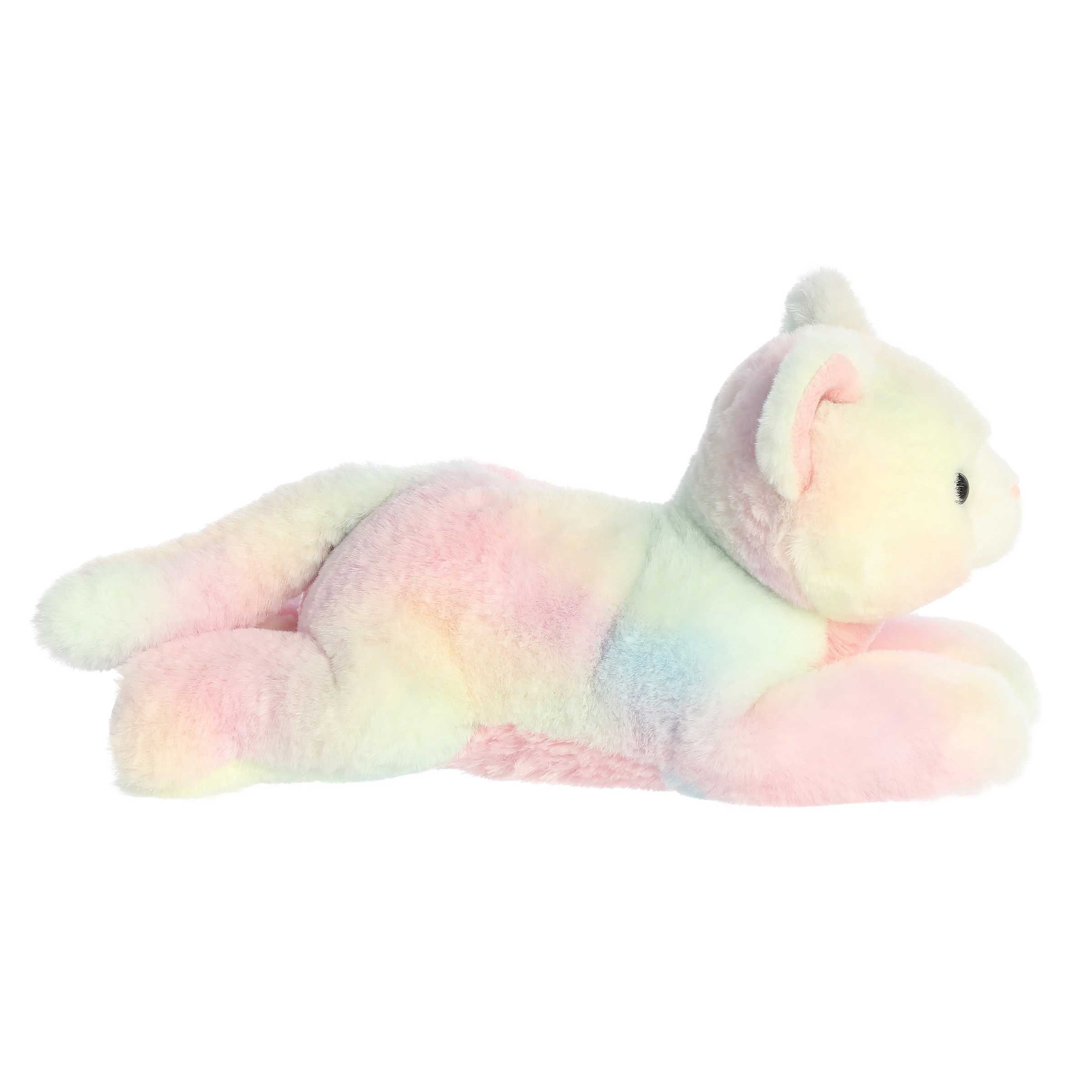 Aurora - Medium Pink Flopsie - 12" Calli Kitten - Adorable Stuffed Animal