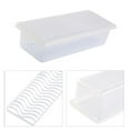 thumbnail image 6 of Food Storage Container, Plastic Food Containers with Removable Drain Plate and Lid, Stackable Portable Freezer Storage Containers - Tray to Keep Fruits, Vegetables, Meat and More(L Size), 6 of 8