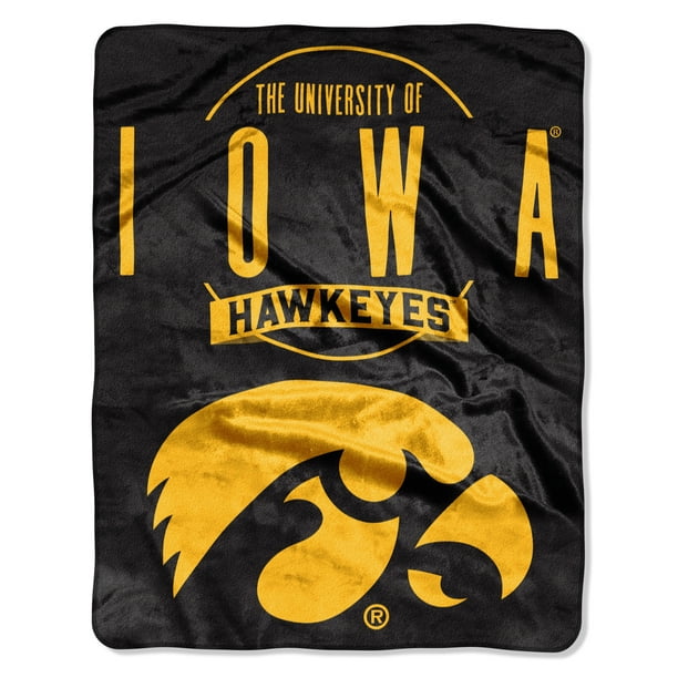 NCAA Iowa Hawkeyes Silk Touch 55" x 70" Throw Blanket, 1 ...