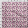 thumbnail image 4 of oneOone Rayon Pink Fabric Tribal Sewing Craft Projects Fabric Prints By Yard 56 Inch Wide, 4 of 4