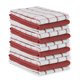 thumbnail image 1 of Juego de Paños de Cocina - Paquete de 12 Paños de Algodón para Secar Platos, 18"x 28", Paños de Cocina para Manos, Juego de Paños de Cocina de Secado Rápido - Rojo Navideño, 1 of 3
