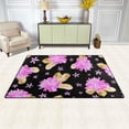 thumbnail image 6 of Coolnut Area Rug 60 x 39 inch (5'x 3'3"), Carpet Watercolor Flower with Palm Leaves Nursery Rug Floor Mat for Hardwood Floor Entrance Living Room Bedroom, 6 of 6