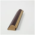 thumbnail image 6 of ArtToFrames 10x10 Inch Mahogany and Gold Slope Frame Picture Frame, This Brown MDF Poster Frame is Great for Your Art or Photos, Comes with Regular Glass (4447), 6 of 8