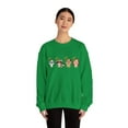 thumbnail image 4 of Women's Cute St. Patrick's Day Animal Sweatshirt, Animal Lover Sweater, 4 of 4
