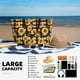 thumbnail image 5 of Fotbe Vintage Black White Plaid Sunflowe Bolsa de Viaje para Playa - Resistente al Agua, Bolsa Tote de Gran Capacidad y Ligera con 7 Bolsillos para Mujeres y Hombres, 5 of 7