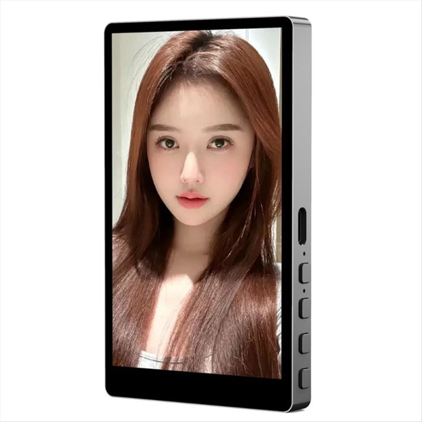 Pantalla de Monitor para Selfies Vlog para Teléfono, Monitor de Cámara Trasera para Teléfono Android, Soporte Magnético con Conexión Inalámbrica.