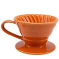 thumbnail image 2 of Ceramic Hand Brew Coffee Filter Cup Conical Filter Coffee Dripper Kit Household Coffee Appliance Pour over Coffee Stand G, 2 of 8