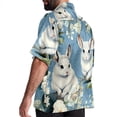 thumbnail image 3 of Tmall Men's Poplin Casual Printed Button Down Short Sleeve Summer Beach Shirts Unisex, 3 of 6