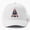 White, variant on Lion Heavy Deadlifts Baseball Cap, Strength Workout Training Design, Classic Hat