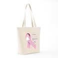 thumbnail image 7 of CafePress - I Wear Pink Because I Love My Mom Tote Bag - Unisex Canvas Tote Bag, Beige, 1-Piece, 7 of 7