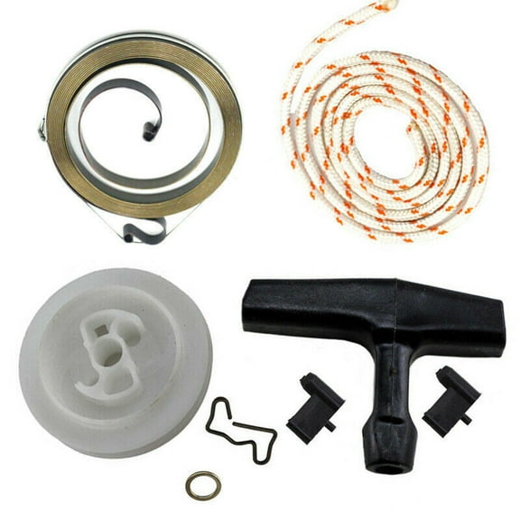 Practical Replacement Kit for STIHL Chainsaw Starter Handle, Rope, Pulley, and Springs Chainsaw Accessory Parts