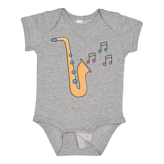 Inktastic Saxophone Player Music Girls Baby Bodysuit