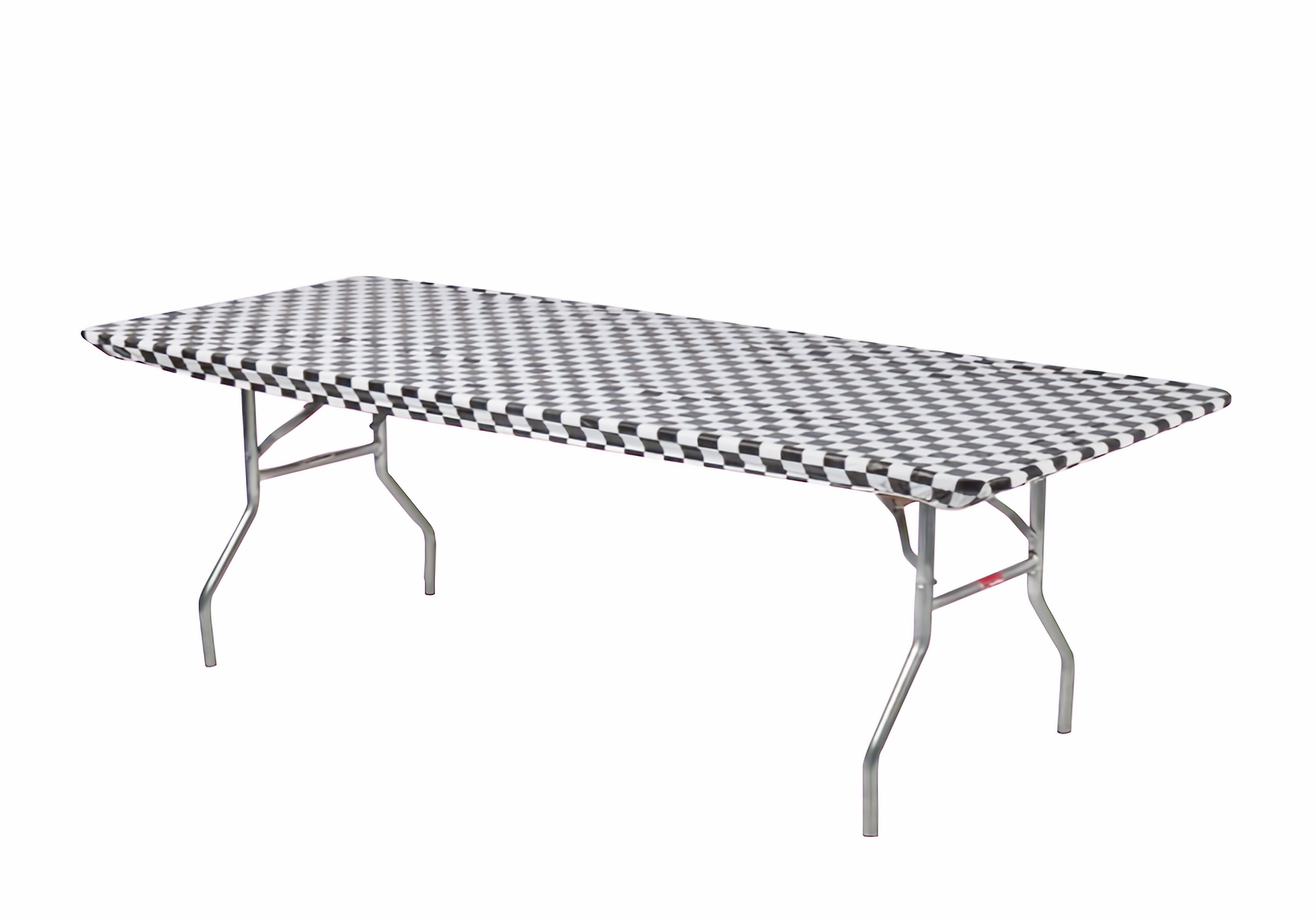 KwikCovers 6' Rectangle Plastic Table Covers 30" x 72"