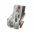 thumbnail image 4 of Wolf Soft Flannel Fleece Throw Blanket, Pattern of Floral Head Portrait of Siberian Husky Dog Tribal Arrow Elements Image, Cozy Plush for Indoor and Outdoor Use, 50" x 70", Multicolor, by Ambesonne, 4 of 6
