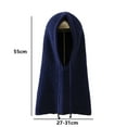 thumbnail image 4 of Drawstring Hooded Scarf Keeps Neck Warm, Faux Fur Hat and Infinity Scarf Bag, 4 of 5
