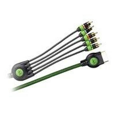 Monster Cable GameLink XGL400 CVAA-10 - Game console link cable - component video / audio - RCA male to Xbox AV connector male - 10 ft