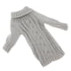 thumbnail image 1 of Conjunto de suéter de cuello alto de manga larga de punto para figuras de acción femeninas de 12 pulgadas (escala 1/6). gris, 1 of 7