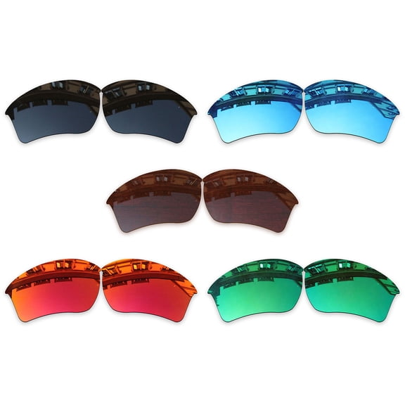 Vonxyz 5 Pack Polarized Replacement Lenses for Oakley Half Jacket 2.0 XL Sunglasses