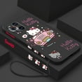 thumbnail image 1 of wangyu Sanrio Cute Hello Kitty Phone Case For OPPO Find X2 X3 X5 Pro Lite Neo Reno 2 Z 5 6 7 8 10 Lite Pro Liquid Left Rope Shell Cover, 1 of 7