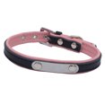 thumbnail image 4 of Correa ajustable para mascotas Sunnimix de PU negro y rosa, 4 of 5