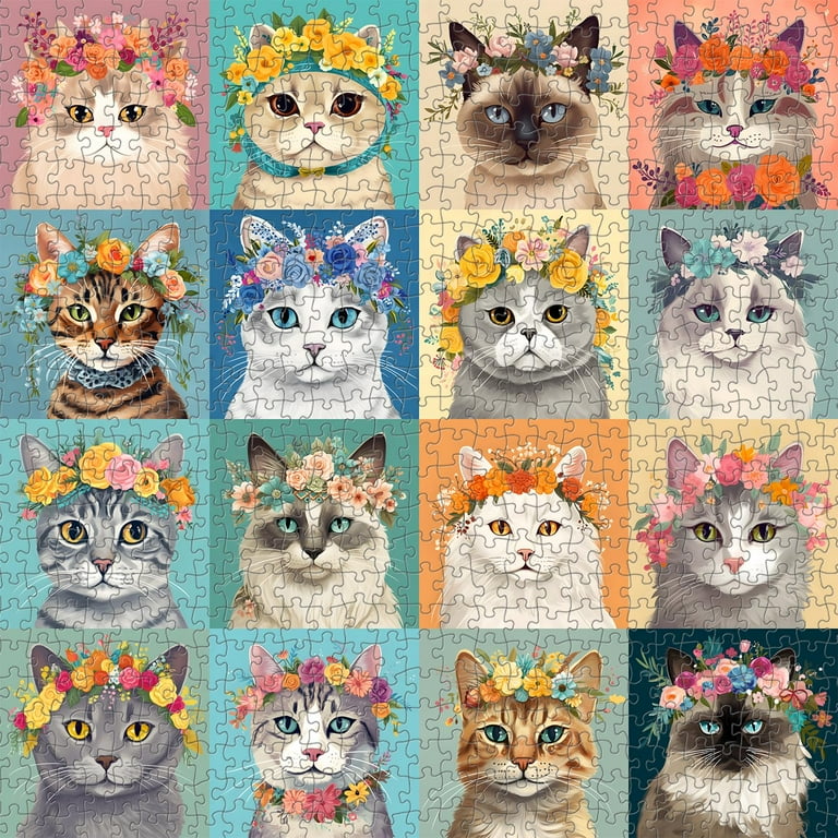 Funny cat puzzles 2025