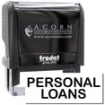thumbnail image 1 of Large Self-Inking Personal Loans Stamp, Trodat Printy 4913, Press and Print Stamping, Impression Size 7/8" x 2-1/4", Up to 10,000 Impressions - Black Ink, 1 of 10