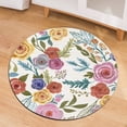 thumbnail image 4 of Washable Round Area Rug for Living Room Bedroom & Kitchen - Non-Slip Waterproof Pet Friendly Easy Clean Carpet, 4 of 6