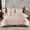 Pink, variant on Move Over 8 Pieces Pink Satin Bed in a Bag Full Size Solid Color Luxury Satin Comforter Set with Sheet Sheet