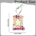 thumbnail image 3 of Hanging Picture Frames with Ghost Pumpkin Donut Details, Wooden Photo Ornament with Ribbon, Party Themed Photo Holder for Indoor Wall Decor & Holiday Family Memory Souvenir 1Pcs, 3 of 6