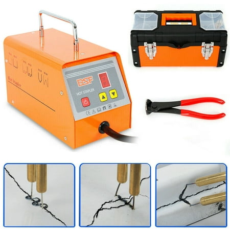 

Hot Stapler Car Bumper Fender Fairing Welder Plastic Repair Kit+600 Staples
