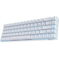 thumbnail image 1 of RK68 Wireless Hot Swappable 65% Mechanical Keyboard, 68 Keys Compact BT5.0 Gaming Keyboard with Stand-Alone Arrow/Control Keys, Quiet Red Switch, 1 of 8